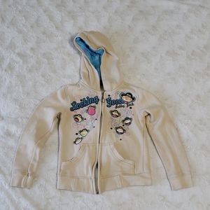 Girls Bobby Jack zip-up hoodie size7